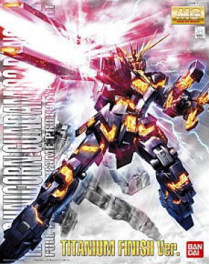 RX-0 Unicorn Gundam 02 Banshee Titanium Finish Bandai