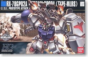 HGUC GP02A Gundam MLRS custom Bandai