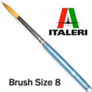 Italeri Size 8 Synthetic Round Brush