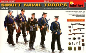 Soviet Naval Troops with 5 Figures 