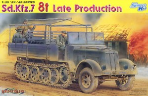 WW.II German Army Sd.Kfz.7 8t Half-track Late Type