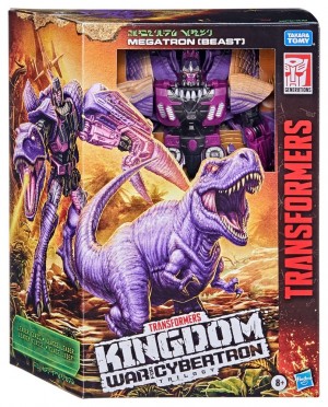 Transformers Generations War for Cybertron: Kingdom Leader Class Actionfigur Megatron (Beast)